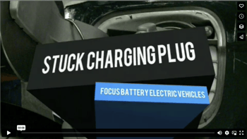 2017 Ford Focus EV Stuck Charging Plug
