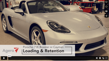 Porsche 718 (Boxster or Cayman) Loading & Retention